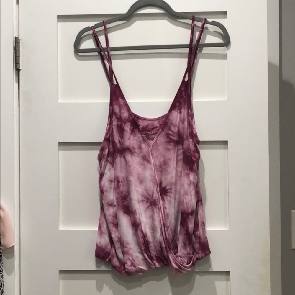 Soft tie dye tank top